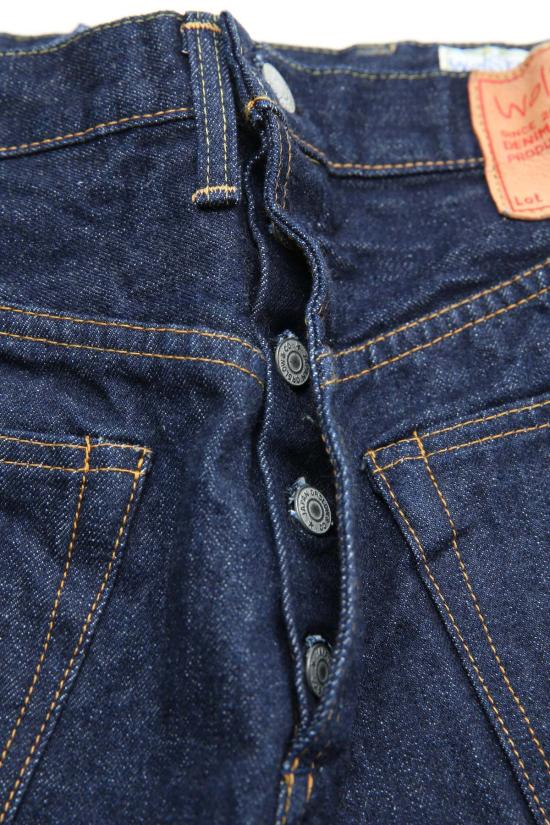  오어슬로우 데님 팬츠 Orslow Wolsro 백워드 진 원 워시 - ORSLOW