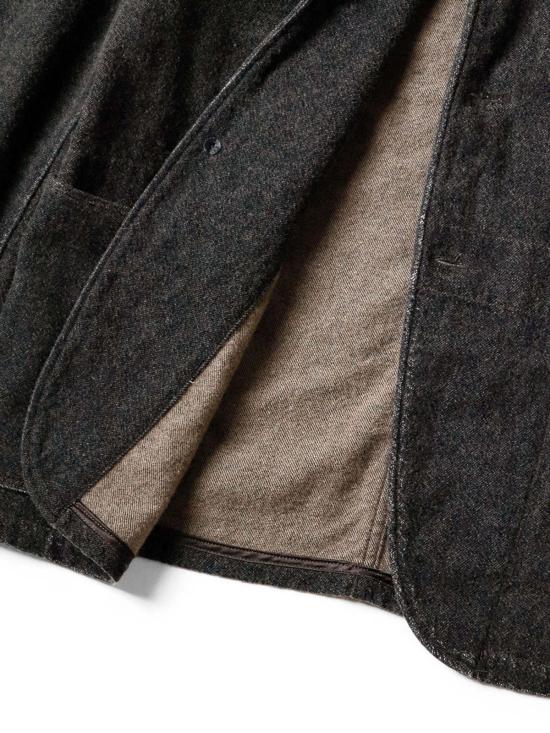  캐피탈 자켓 카피탈 트윌 에이징 울 병원 재킷 브라운 - KAPITAL