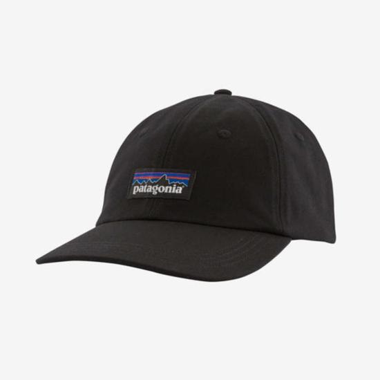  파타고니아 모자 P 6 라벨 트래드 캡 블랙 - PATAGONIA