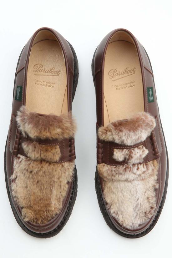  파라부트 뮬/슬리퍼 Paraboot Reims Lapin Marche Lis 샤테인  마론 - PARABOOT