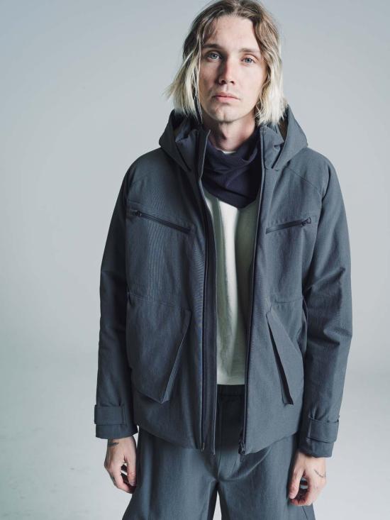  쥐알텐케이 코트 Gr10 K 패디드 재킷 아스팔트 - GR10K