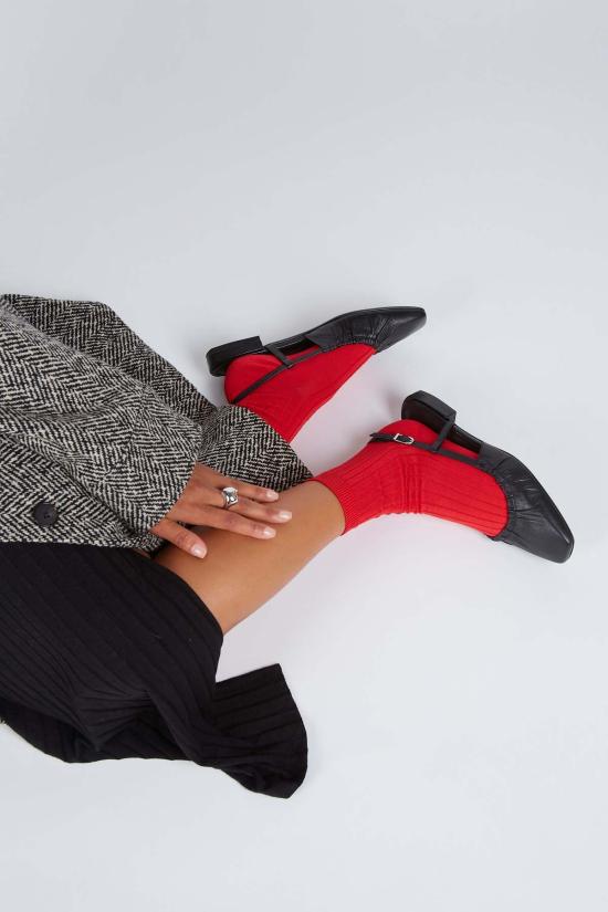  인텐셔널리 블랭크 힐/펌프스 "의도적으로." Daff Slingback Flat Black/Cream