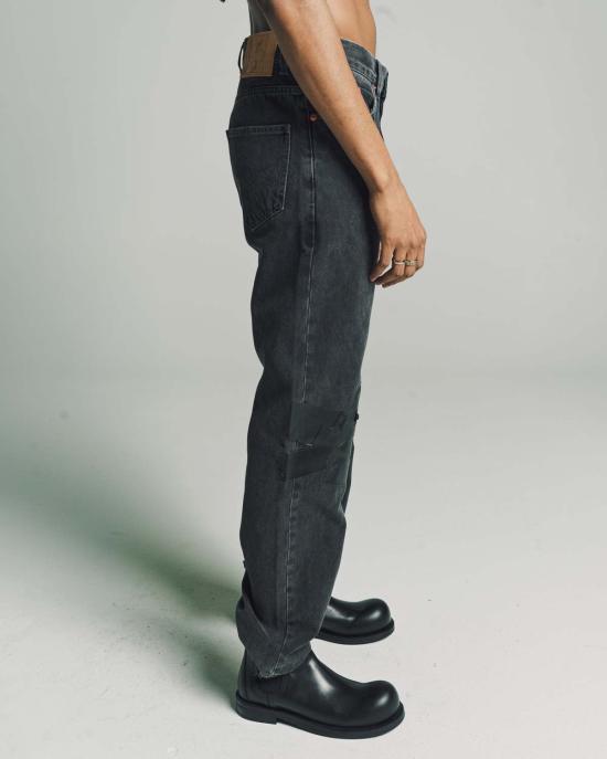  마틴로즈 데님 팬츠 마틴 로즈 가퍼 테이프 릴렉스 핏 진 블랙 - MARTINE ROSE