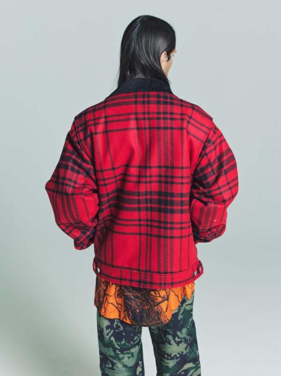  핍스 자켓 Phipps 슈퍼 헌팅 울 단열 초어 코트 레드 - PHIPPS