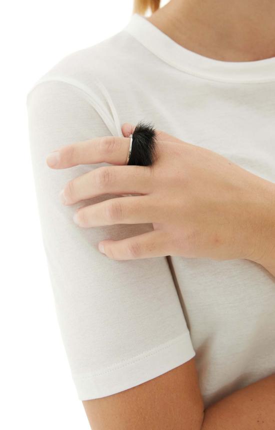  질샌더 반지 질 샌더 소프트 와일드니스 링 팔라듐/블랙