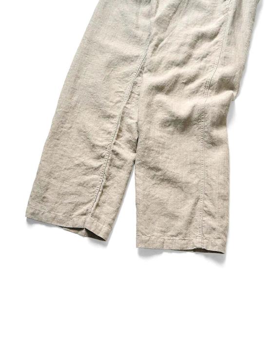  캐피탈 스트레이트 팬츠 린넨 2톤 누벨팬츠 베이지 - KAPITAL