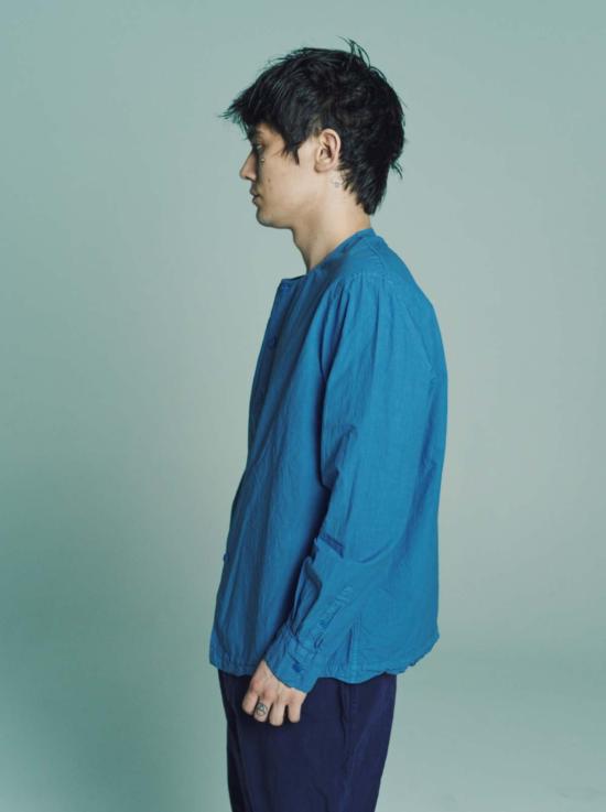  케이시 케이시 긴팔 셔츠 더블다이드 버저  아주르 - CASEY CASEY