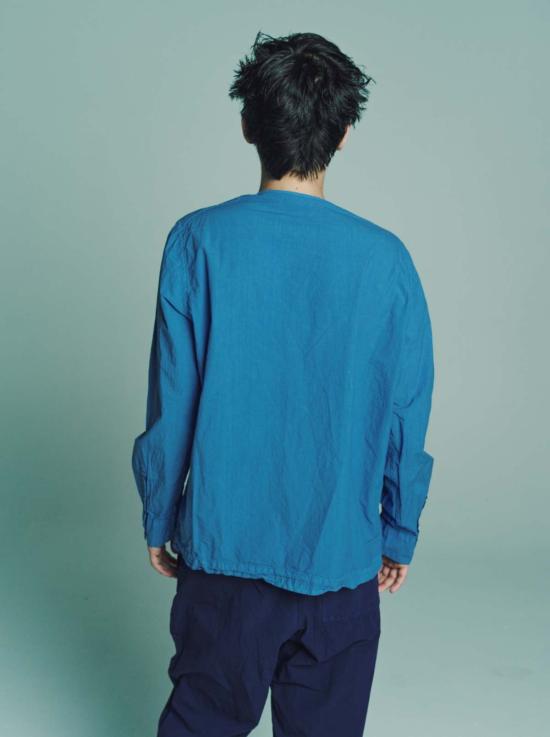  케이시 케이시 긴팔 셔츠 더블다이드 버저  아주르 - CASEY CASEY