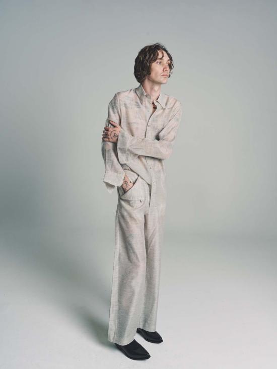  가브리엘라 콜 가먼츠 스트레이트 팬츠 Gabriela Coll Garments No.205 Yak Blend 바지 Heather Grey - GABRIELA COLL GARMENTS