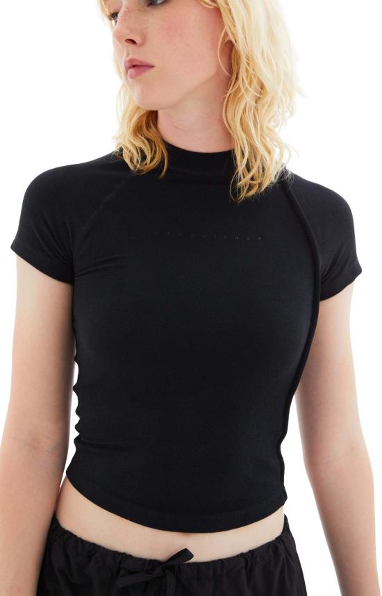  오토링거 반팔 티셔츠 Ottolinger Deconstructed 티셔츠 블랙