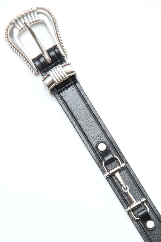  토리 레더 가죽 벨트 실버 스내플 비트 - TORY LEATHER