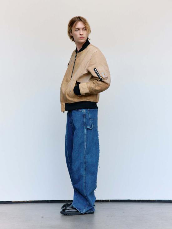  올드 파크 봄버 자켓 올드파크 플라이트 재킷 덕탠 - OLD PARK