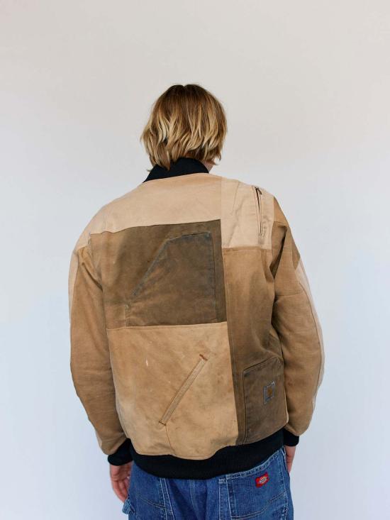  올드 파크 봄버 자켓 올드파크 플라이트 재킷 덕탠 - OLD PARK