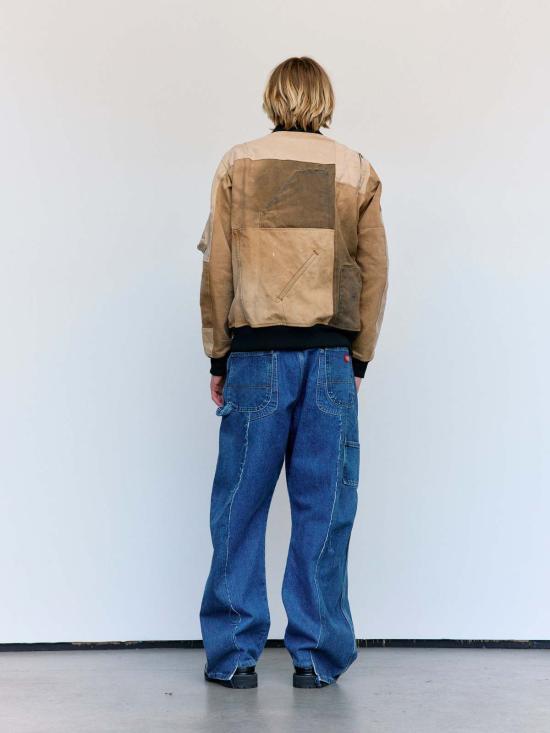  올드 파크 봄버 자켓 올드파크 플라이트 재킷 덕탠 - OLD PARK