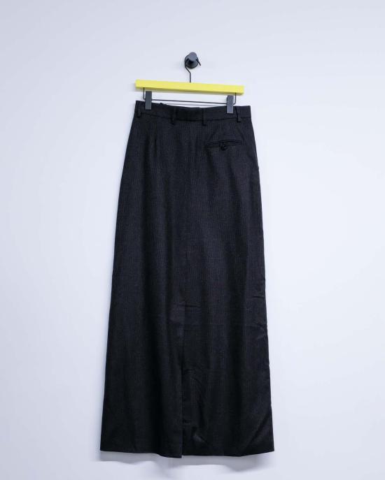  마틴로즈 롱 스커트 마틴 로즈 테일러드 하이웨이스트 스커트 블랙/레드 스트라이프 - MARTINE ROSE