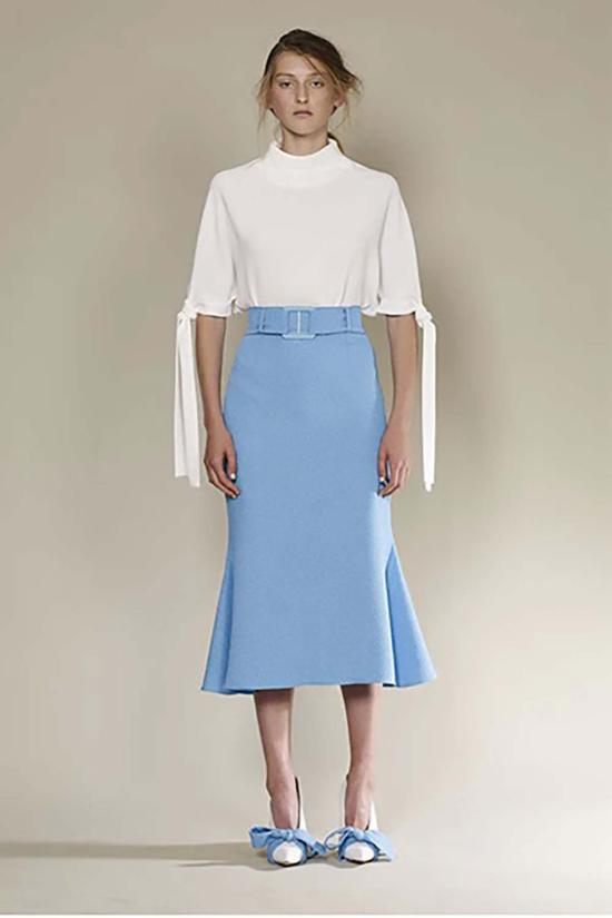  에들린 리 블라우스 Edeline Lee 페더널 탑 화이트 - EDELINE LEE