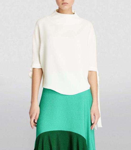  에들린 리 블라우스 Edeline Lee 페더널 탑 화이트 - EDELINE LEE