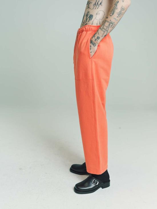  보디 트레이닝/조거 팬츠 보드 플레임 헤비웨이트 저지 스웨트팬츠 오렌지 - BODE