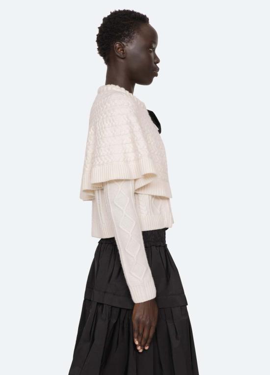  씨뉴욕 가디건 씨니 케일럽 카디건 아이보리 - SEA NY