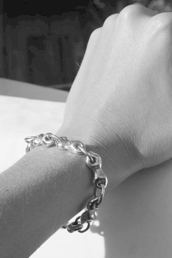  Angharad Studio 팔찌 Sterling Link 팔찌 Sterling Silver