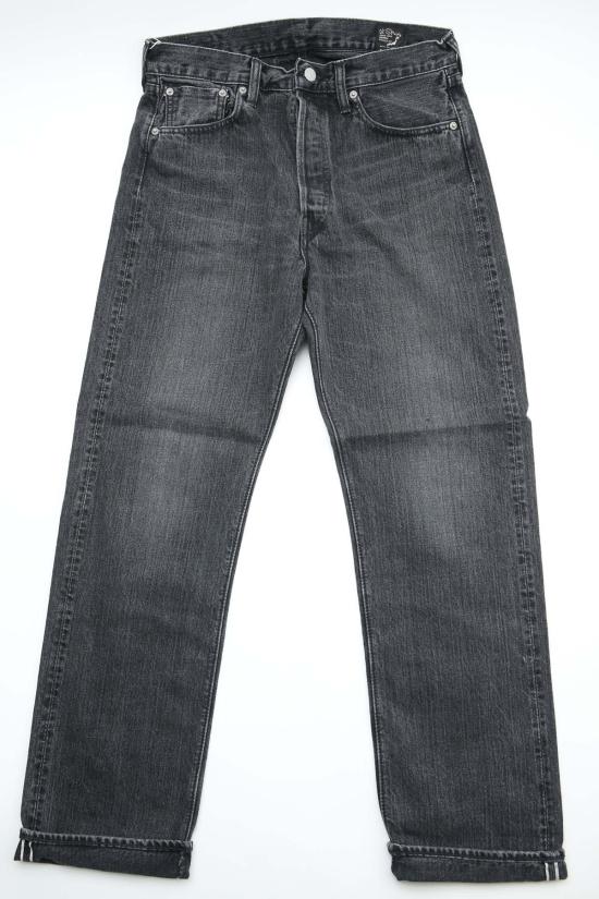 오어슬로우 데님 팬츠 Orslow 105 Standard Selvedge 블랙 데님 스톤