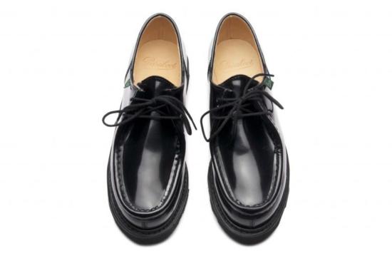  파라부트 드레스 슈즈 남성용 마이클/그리프 글로스 누아르 - PARABOOT