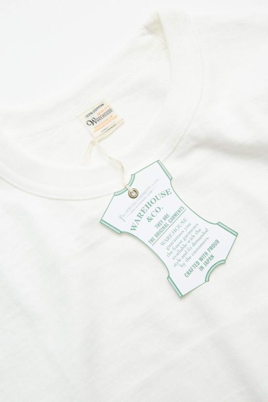  웨어하우스 긴팔 티셔츠 앤코. 롱슬리브 크루넥 티셔츠 오프화이트 - WAREHOUSE