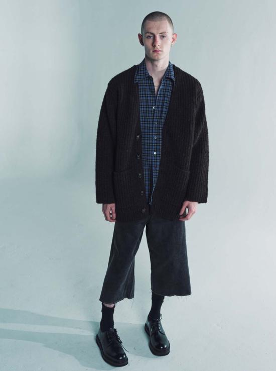  아워레가시 가디건 Our Legacy Welsh Albion Wool Colossal Cardigan 블랙