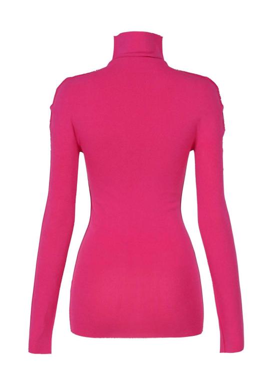  이세이 미야케 민소매 티셔츠 코튼 바게트 데이 핑크 - ISSEY MIYAKE