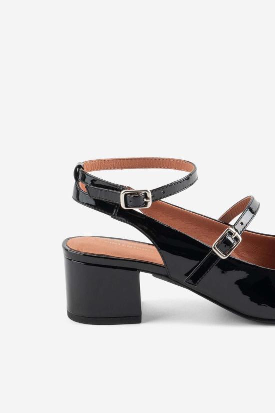  인텐셔널리 블랭크 플랫 슈즈 "의도적으로." 클라비어 슬링백 메리 제인 - INTENTIONALLY BLANK