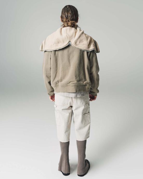  아워레가시 자켓 우리의 유산 헤프티 플리스 플라이트 후드 올리브 - OUR LEGACY