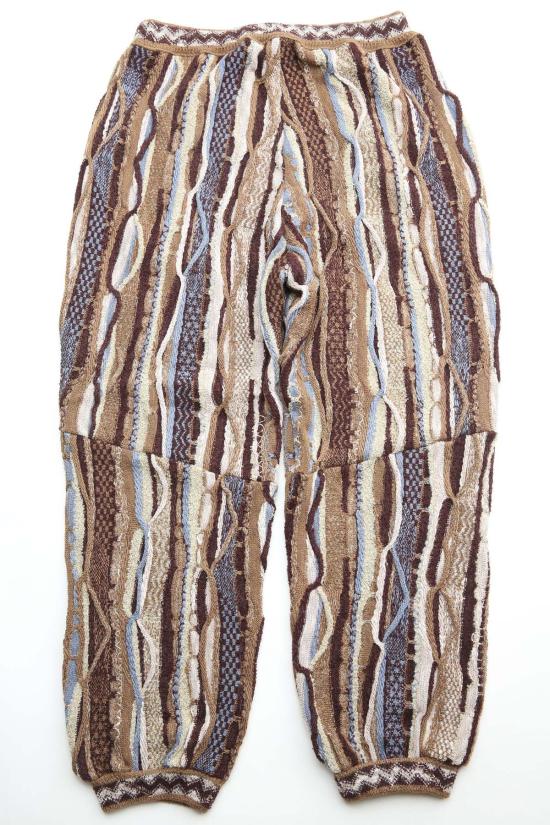  캐피탈 스트레이트 팬츠 Kapital 7 G 니트 가우디 스웨트 팬츠 - KAPITAL