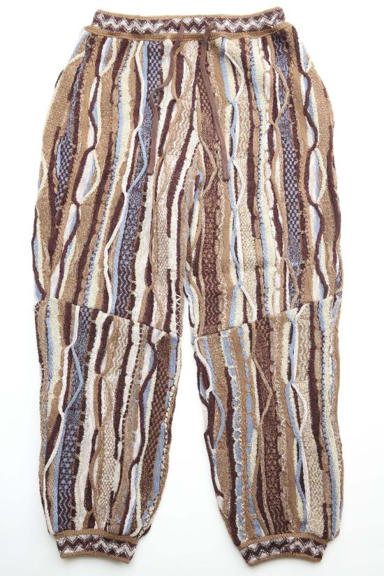  캐피탈 스트레이트 팬츠 Kapital 7 G 니트 가우디 스웨트 팬츠