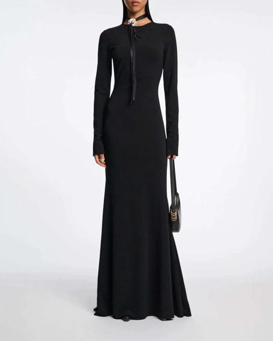  도로시 슈마허 롱 원피스 소프트 셰이프 드레스 블랙