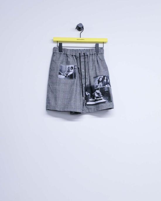  타카히로미야시타 더 솔로이스트 숏팬츠 . 코튼 트렁크 쇼츠 글렌체크 - TAKAHIROMIYASHITA THE SOLOIST.