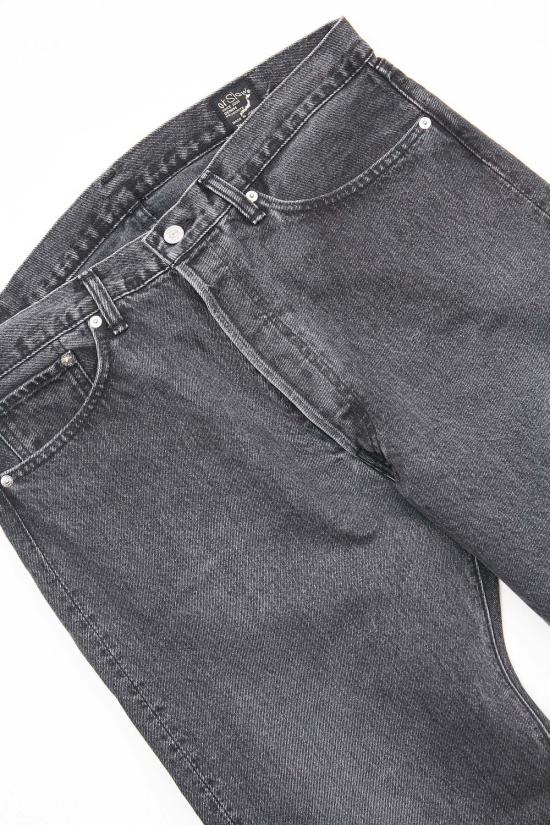  오어슬로우 데님 팬츠 Orslow 105 90's 블랙 데님 스톤 워시 - ORSLOW