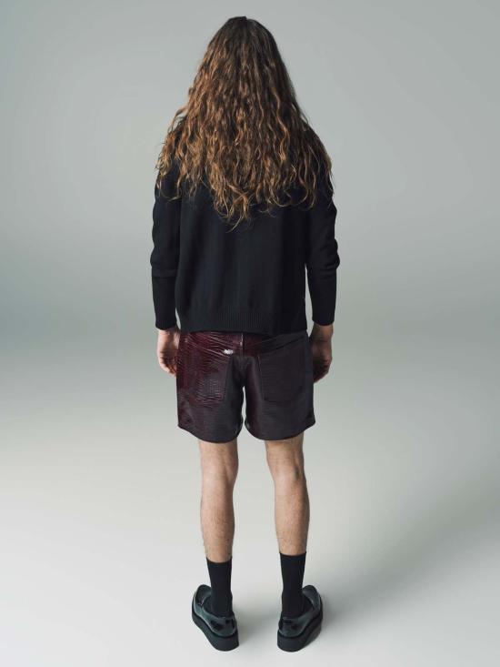  어니스트 더블유 베이커 가디건 어니스트 W. 베이커 울 스파이더 웹 카디건 블랙 - ERNEST W. BAKER