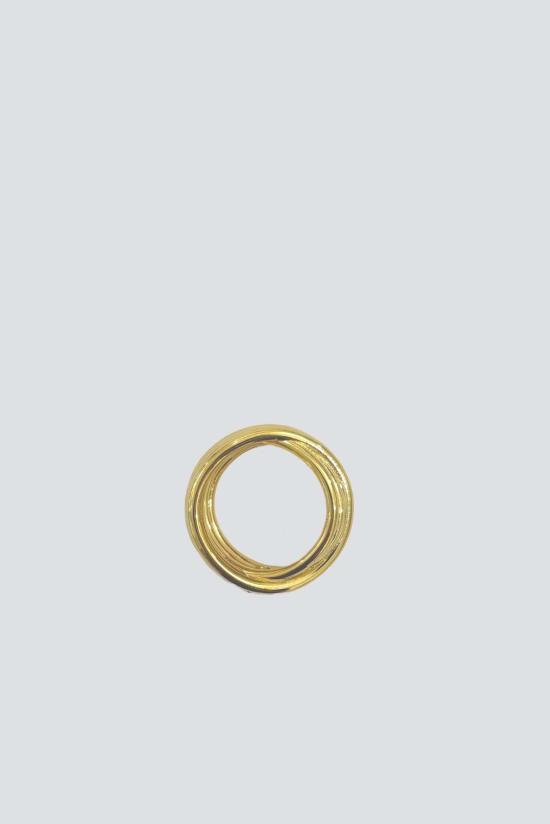  엠엠 드럭 반지 Mm Druck Vermeil 페리도트 일반 스레드 링 골드 - MM DRUCK