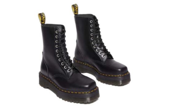  닥터마틴 부츠 Dr Martens 1490 Quad Squared  블랙 - DR.MARTENS