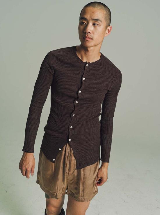  리에르 숏팬츠 쿠프로 숏 팬츠 캐멀 - RIER