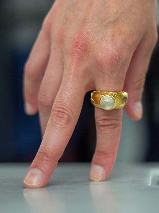  시무에로 반지 Simuero Fruta Agua 링 골드/화이트 크리스탈 - SIMUERO