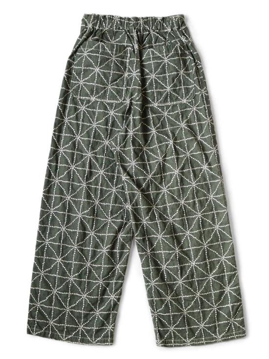  캐피탈 스트레이트 팬츠 Kapital 8oz 데님 포크 도조 W 니 이지 배기 팬츠 내추럴 - KAPITAL