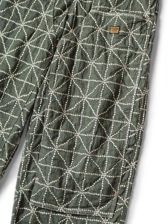  캐피탈 스트레이트 팬츠 Kapital 8oz 데님 포크 도조 W 니 이지 배기 팬츠 내추럴 - KAPITAL