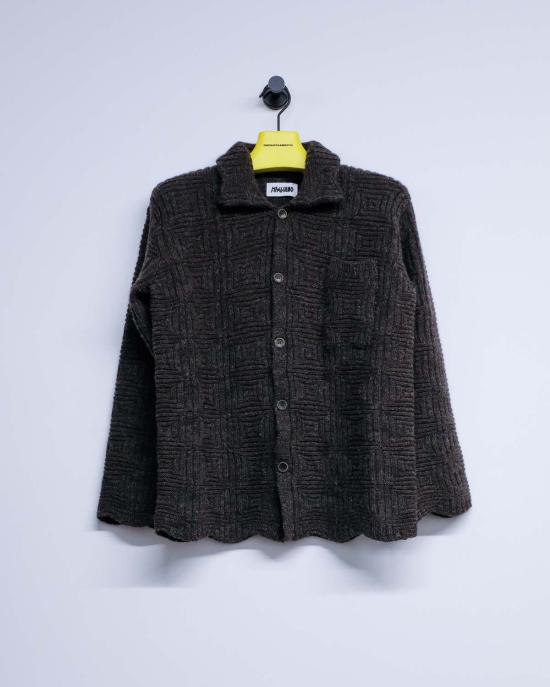  마리아노 가디건 마글리아노 셰틀랜드 울 몽히도로 셔츠 카디건 브라운 - MAGLIANO