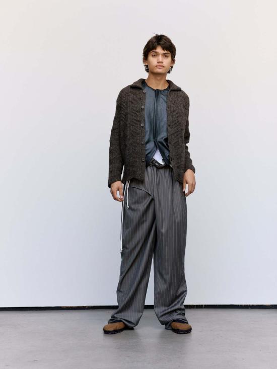  마리아노 가디건 마글리아노 셰틀랜드 울 몽히도로 셔츠 카디건 브라운 - MAGLIANO