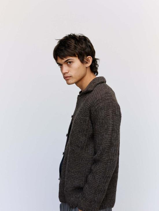  마리아노 가디건 마글리아노 셰틀랜드 울 몽히도로 셔츠 카디건 브라운 - MAGLIANO