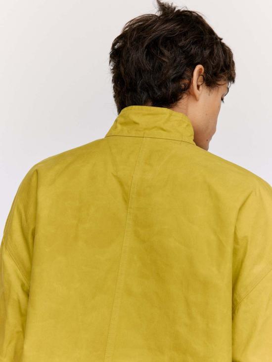  쓰리맨 자켓 3인용 왁스 코튼 코치 재킷 올리빈 - 3MAN