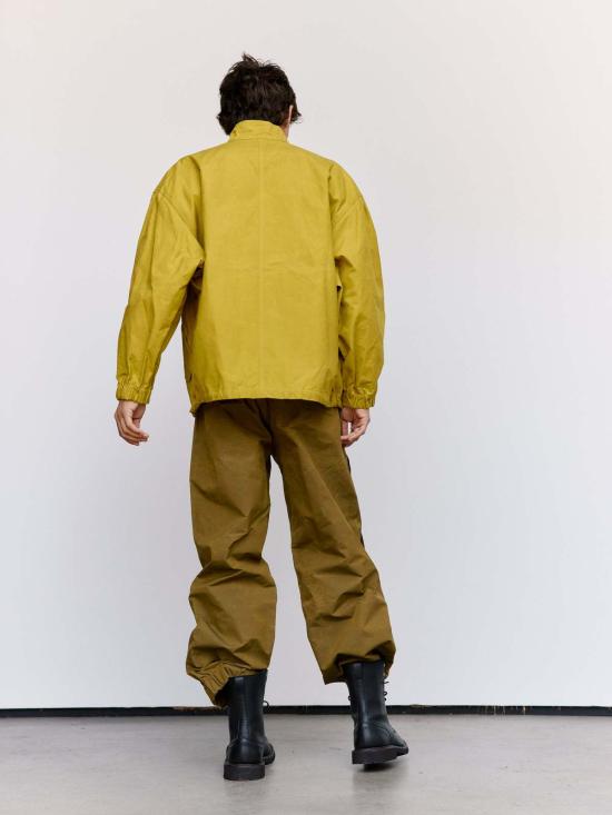  쓰리맨 자켓 3인용 왁스 코튼 코치 재킷 올리빈 - 3MAN