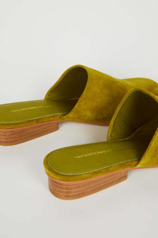  인텐셔널리 블랭크 뮬/슬리퍼 "의도적으로." 터치 슬립온 커민/블랙 - INTENTIONALLY BLANK