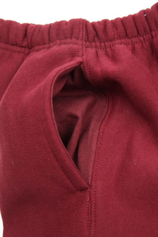  캠버 트레이닝/조거 팬츠 #233 크로스 니트 헤비웨이트 스웨트 팬츠 버건디 - CAMBER